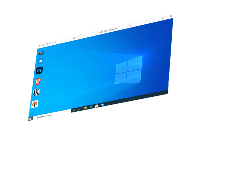 computer screen